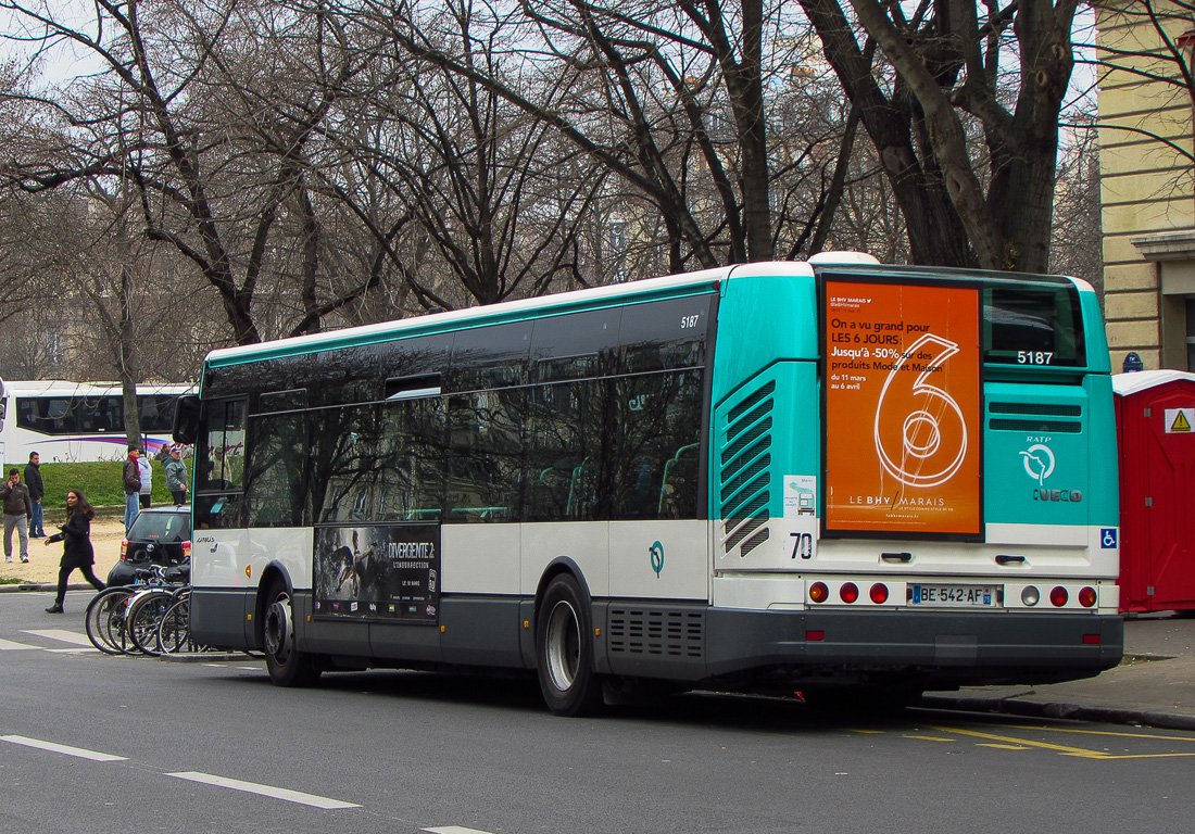 Paris, Irisbus Citelis 12M č. 5187