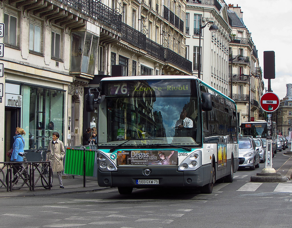 Париж, Irisbus Citelis Line № 3165