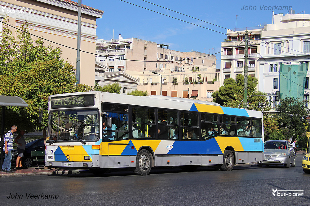 Athens, ELVO C97.405N (Mercedes O405N2) № 542