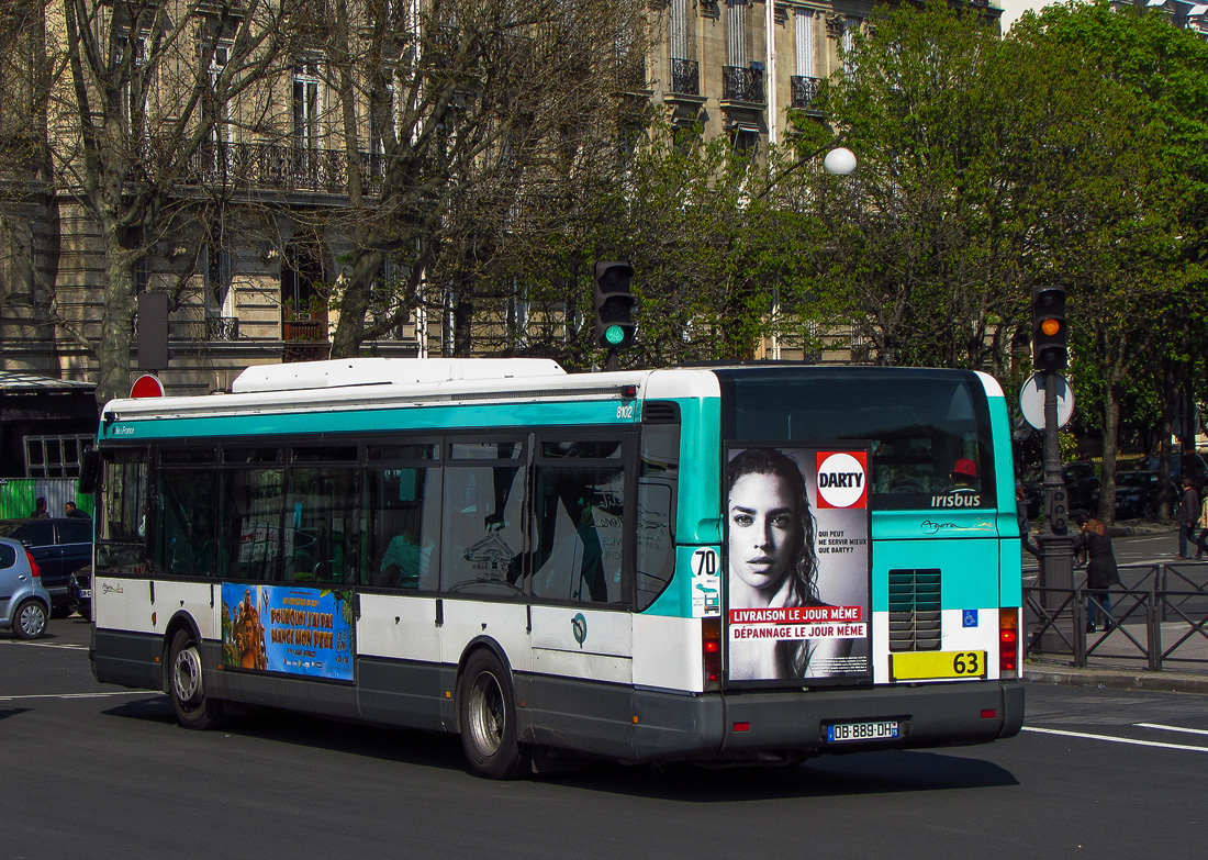 Париж, Irisbus Agora Line № 8102