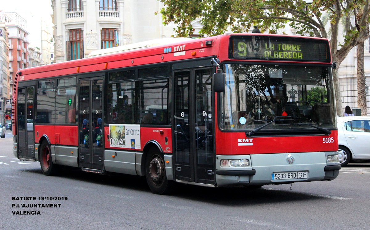 Valencia, Hispano Citybus E (Renault Agora S) # 5185