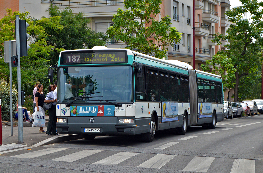 Paris, Irisbus Agora L № 1751