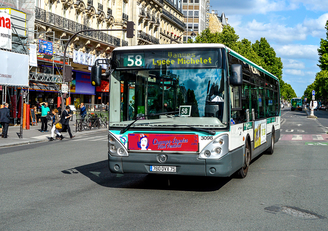 Paris, Irisbus Citelis Line č. 3098