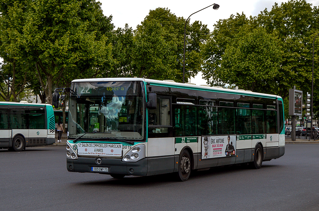 Paris, Irisbus Citelis Line # 3019