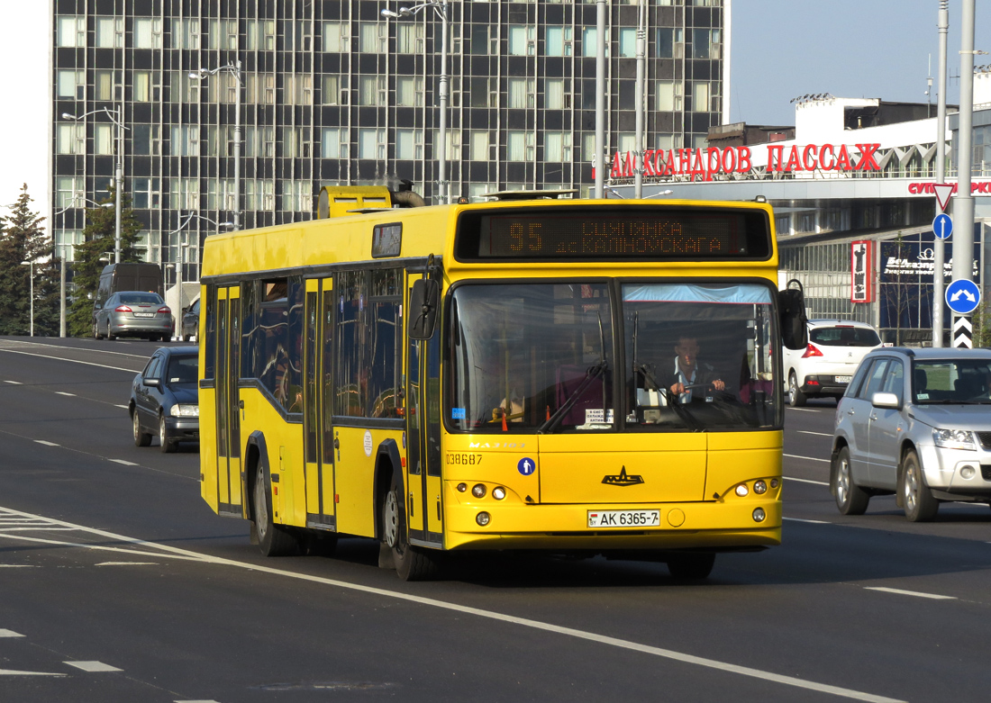 Minsk, MAZ-103.476 č. 038687