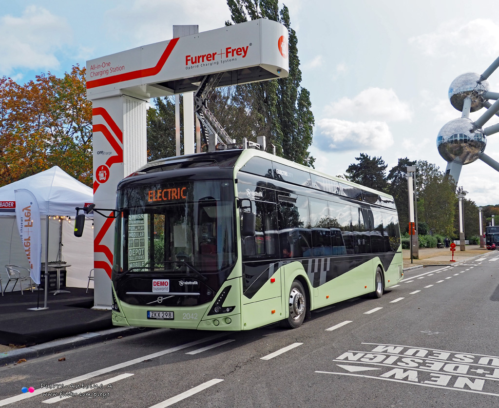 Göteborg, Volvo 7900 Electric č. 2042; Brusel — Busworld Bruxelles 2019