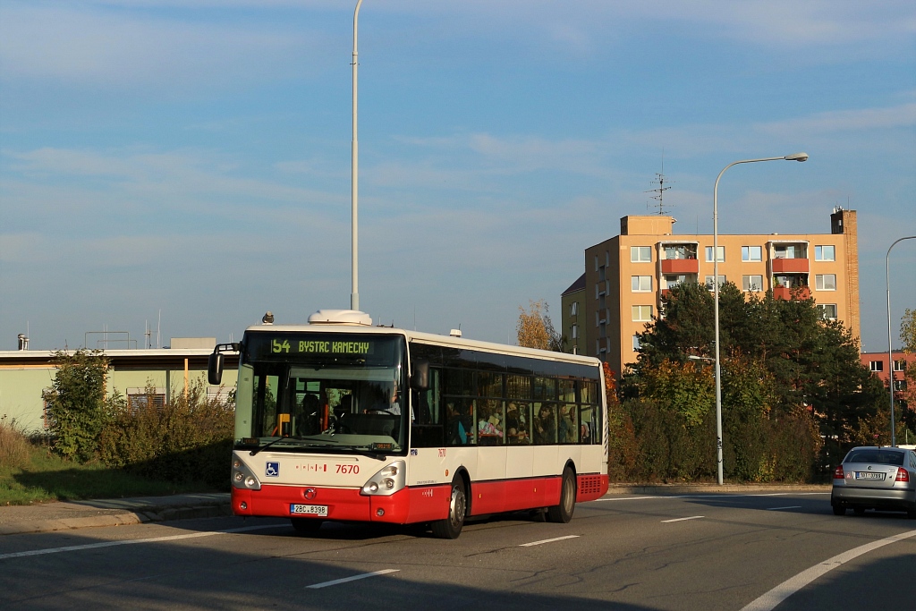 Брно, Irisbus Citelis 12M № 7670