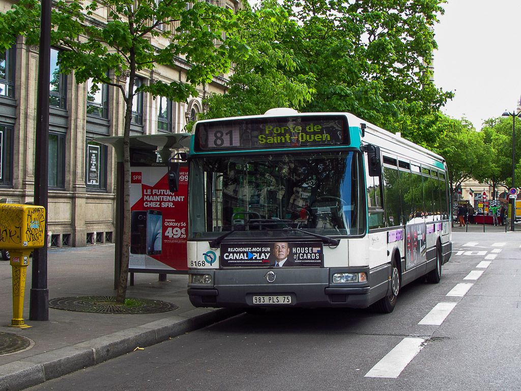 Paris, Irisbus Agora Line №: 8168