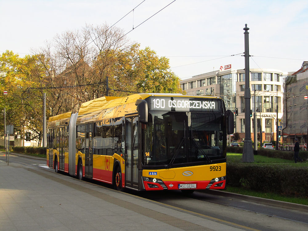 Warsaw, Solaris Urbino IV 18 CNG # 9923