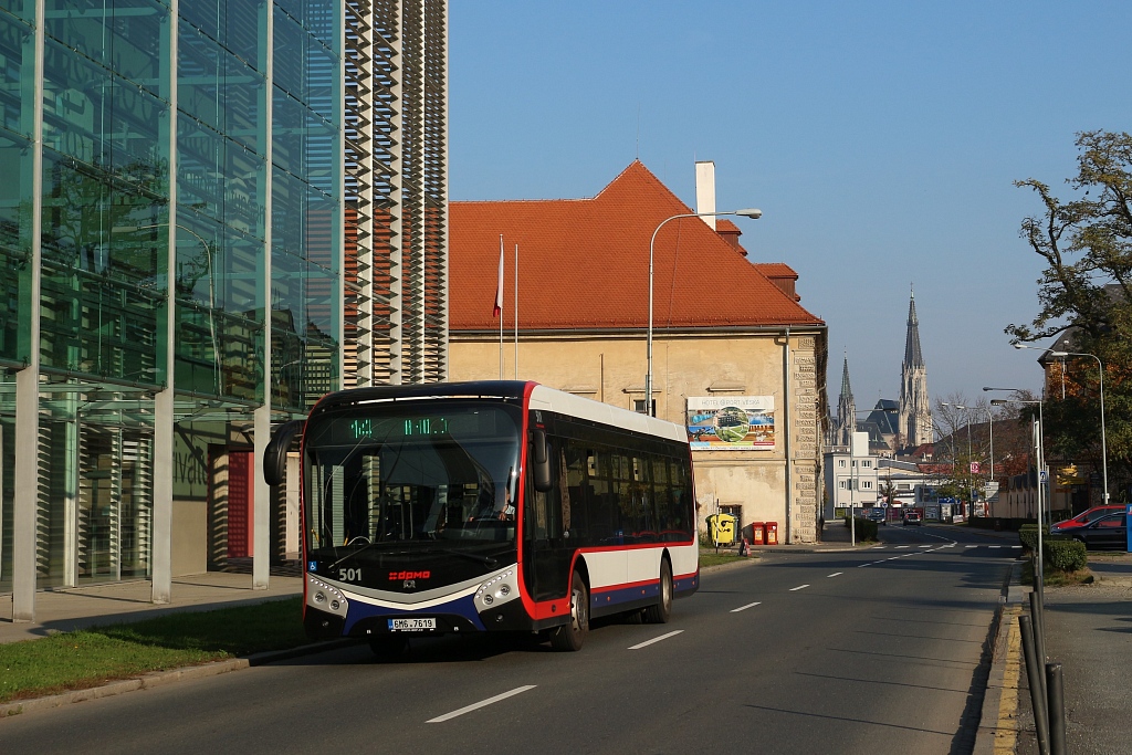 Olomouc, SOR NS 12 electric # 501