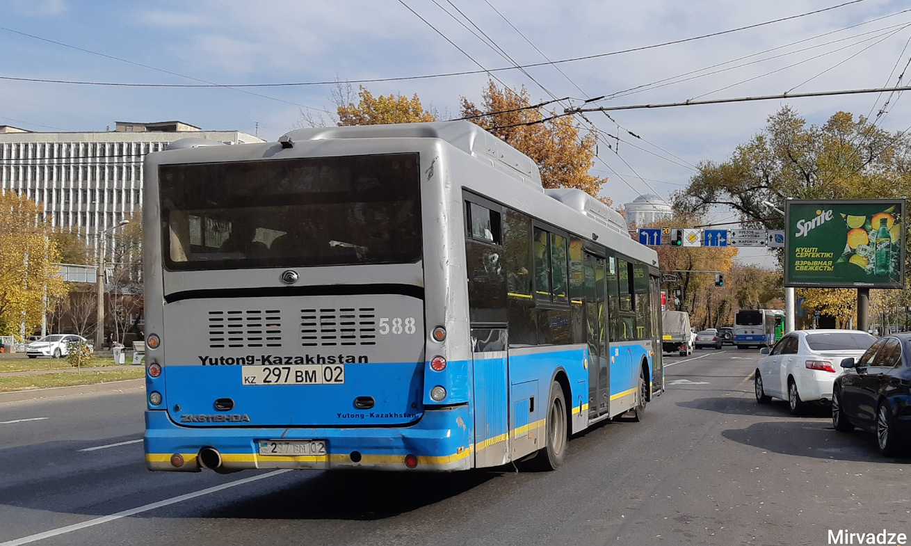 Almaty, Yutong-Kazakhstan ZK6118HGA No. 588
