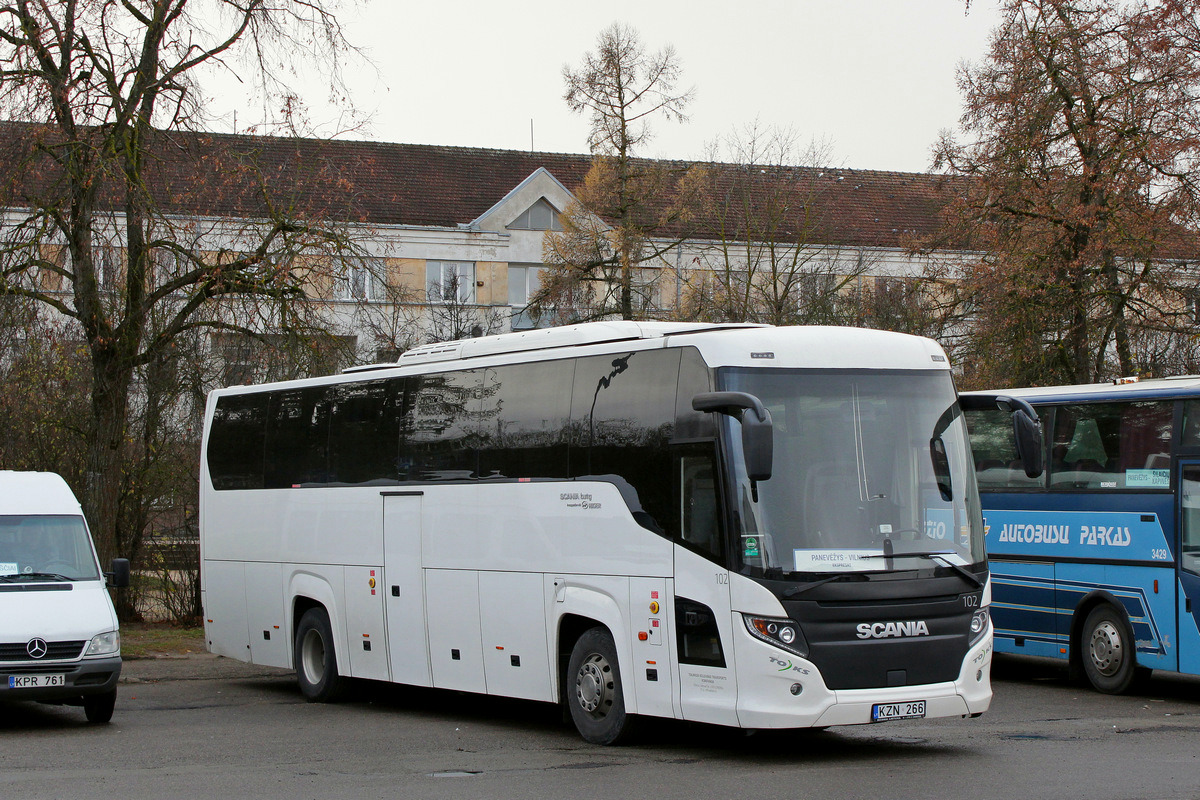Vilnius, Scania Touring HD (Higer A80T) № 102