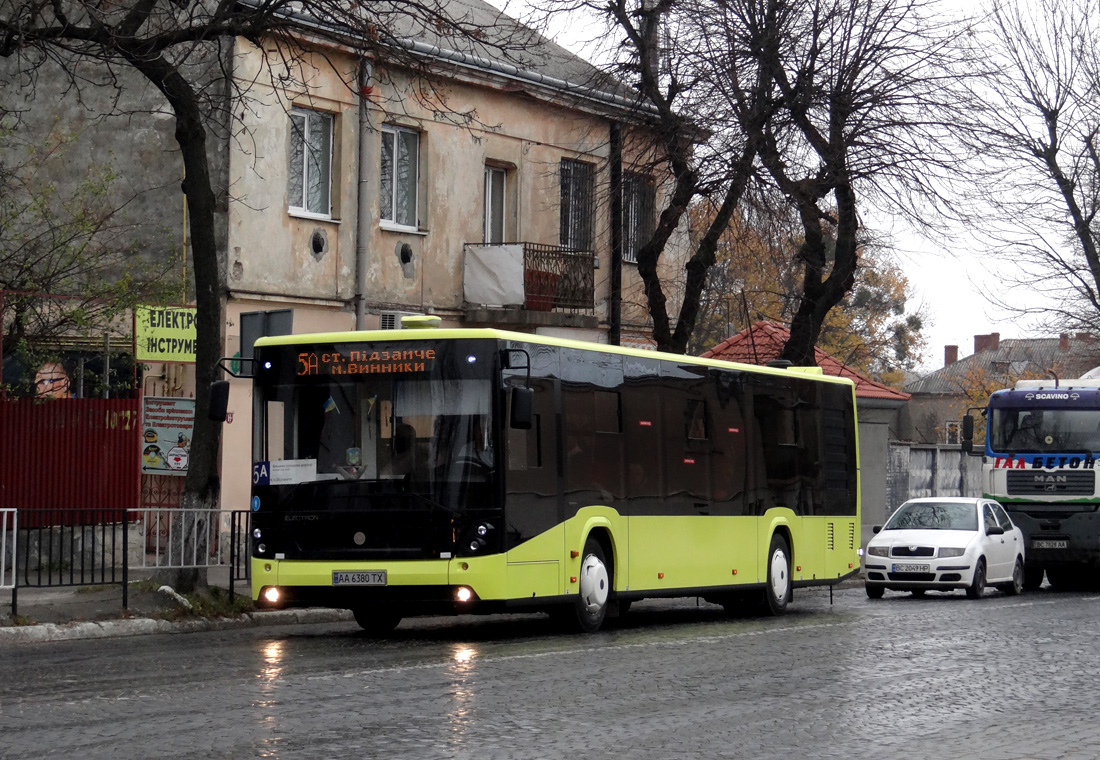 Lviv, Electron A18501 # АА 6380 ТХ
