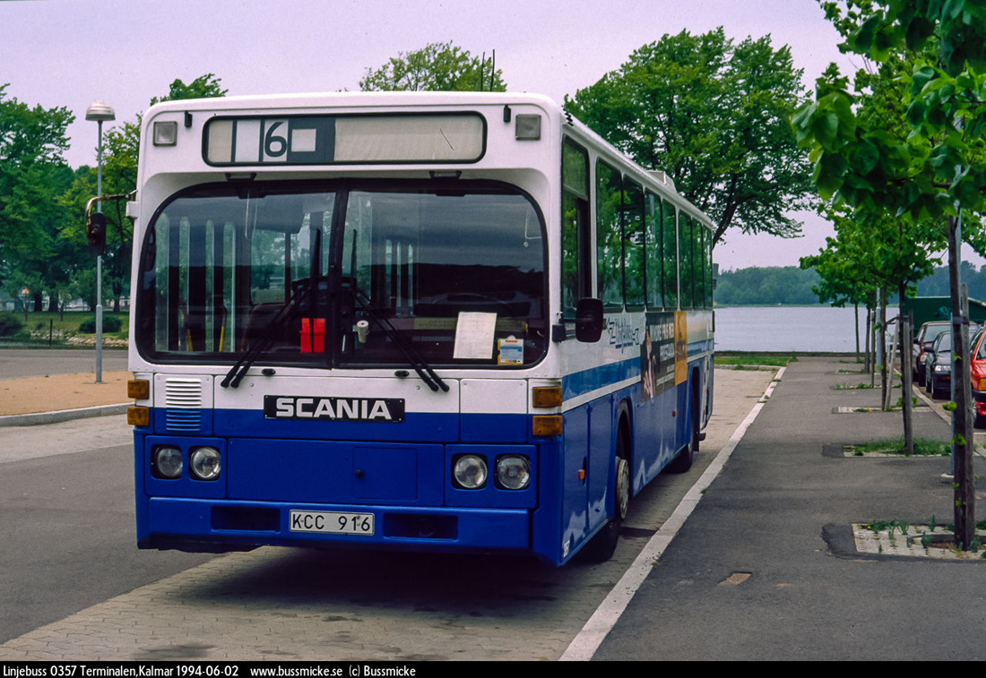 Kalmar, Scania CR112 # 357