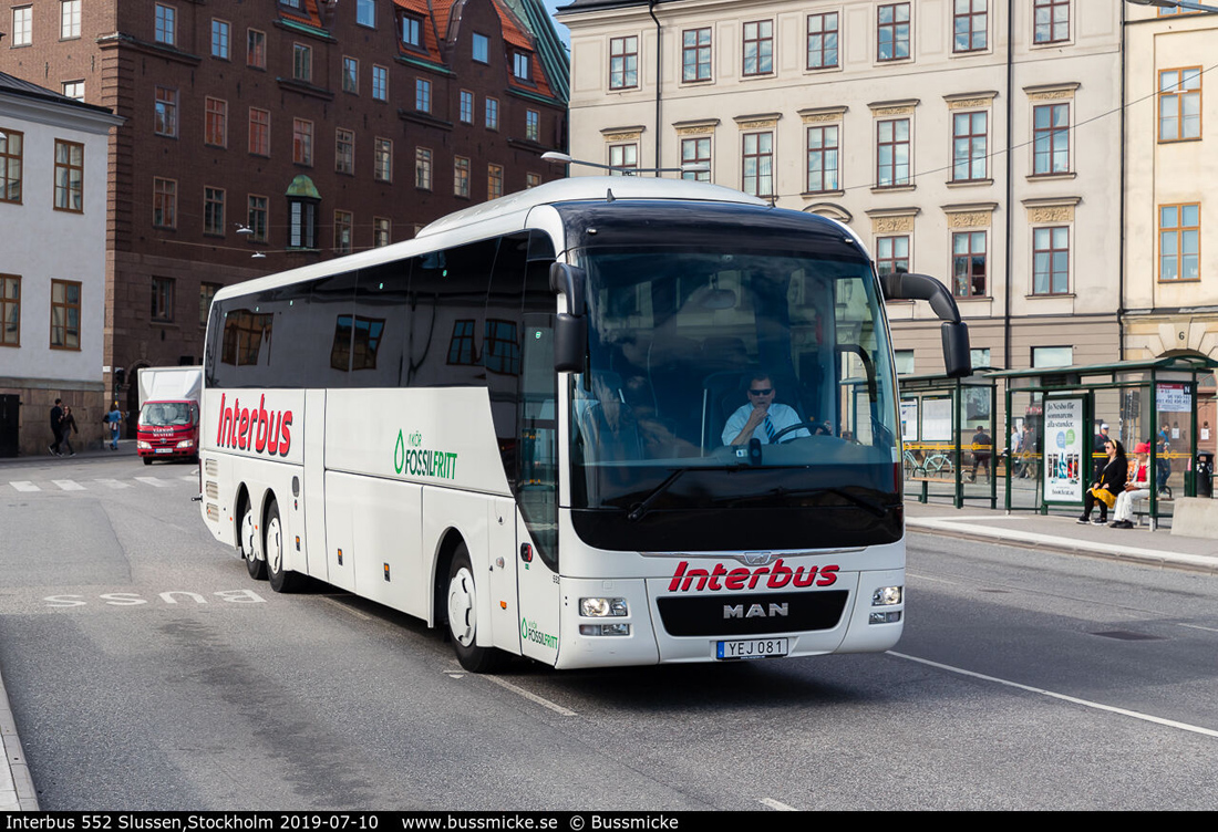 Стокгольм, MAN R08 Lion's Coach L № 552