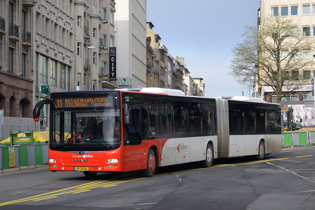 Luxembourg-ville, MAN A40 Lion's City GL NG363 # 2019