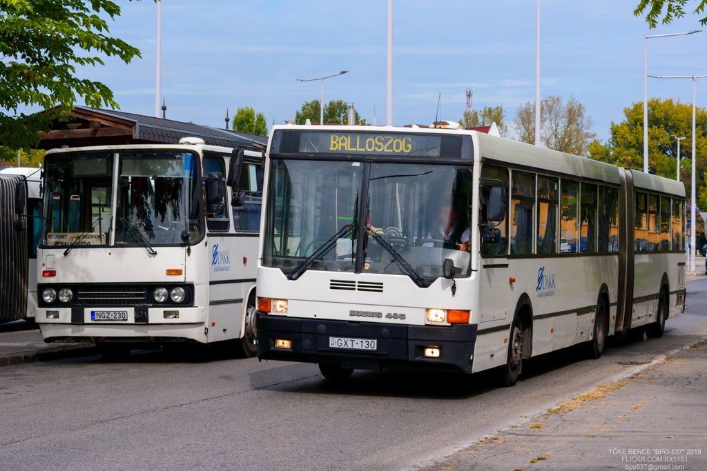 Budapest, Ikarus 435.21A № GXT-130; Budapest, Ikarus 280.40M № NGZ-230