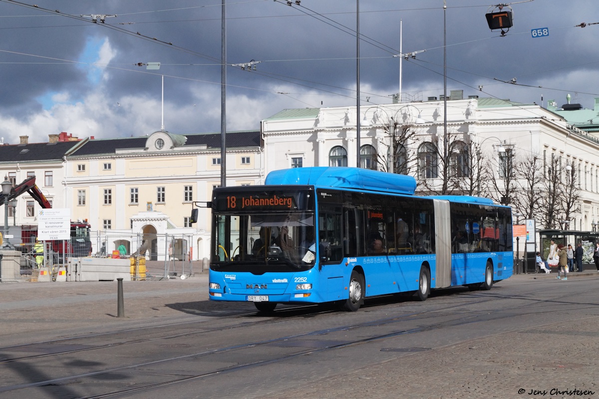 Гётеборг, MAN A23 Lion's City G NG313 CNG № 2252