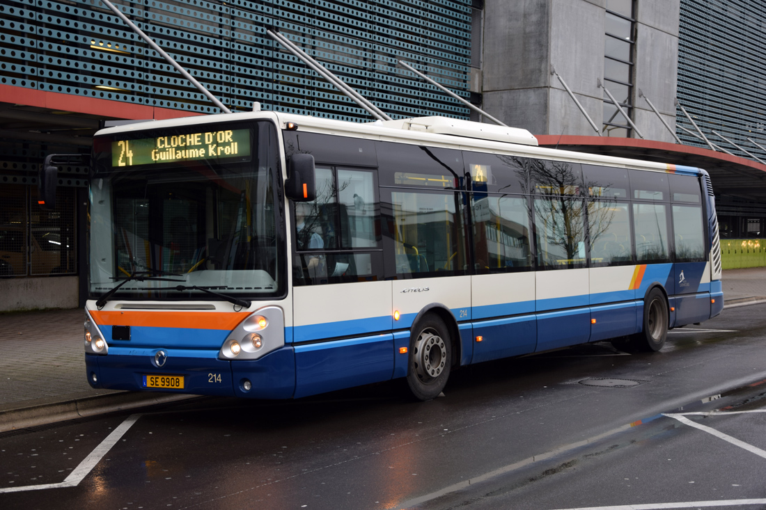 Luxembourg-ville, Irisbus Citelis 12M Nr. 214