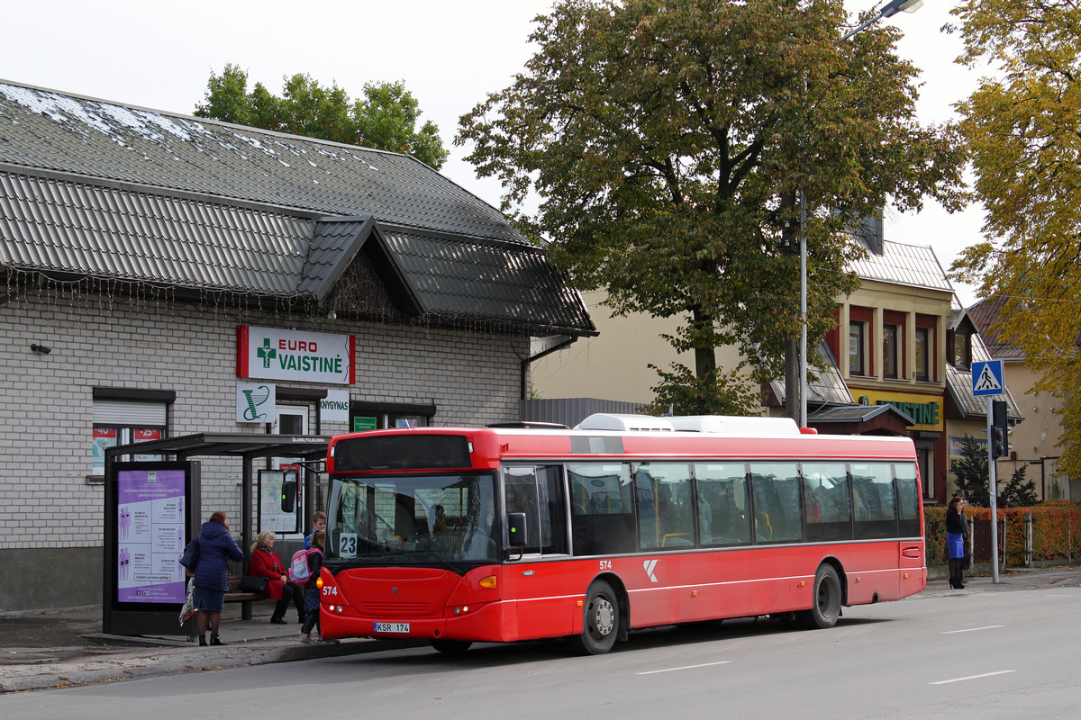 Kaunas, Scania OmniCity CN230UB 4x2EB # 574