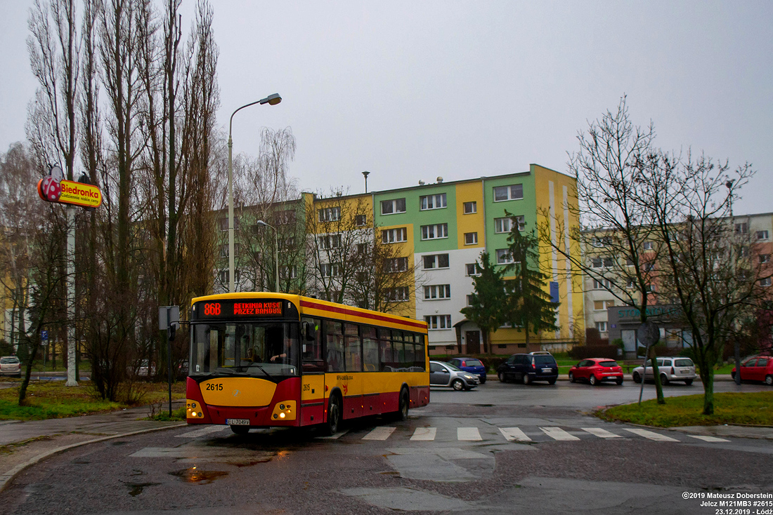 Łódź, Jelcz M121MB3 # 2615