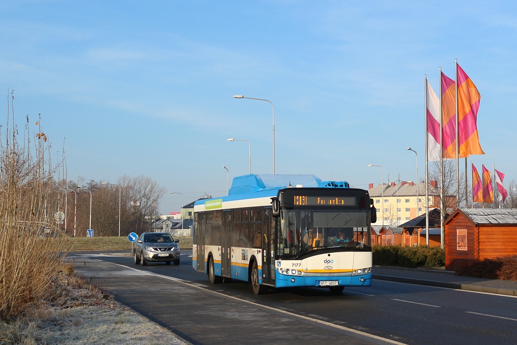 Ostrava, Solaris Urbino III 12 CNG № 7177