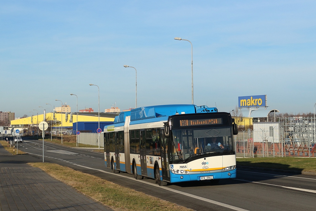 Ostrava, Solaris Urbino III 18 CNG nr. 7855
