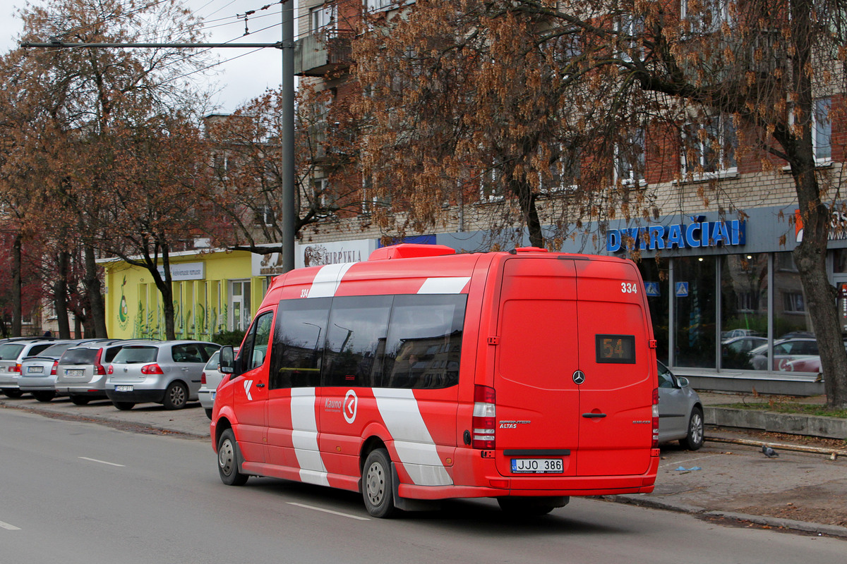Kaunas, Altas Cityline (MB Sprinter 516CDI) nr. 334