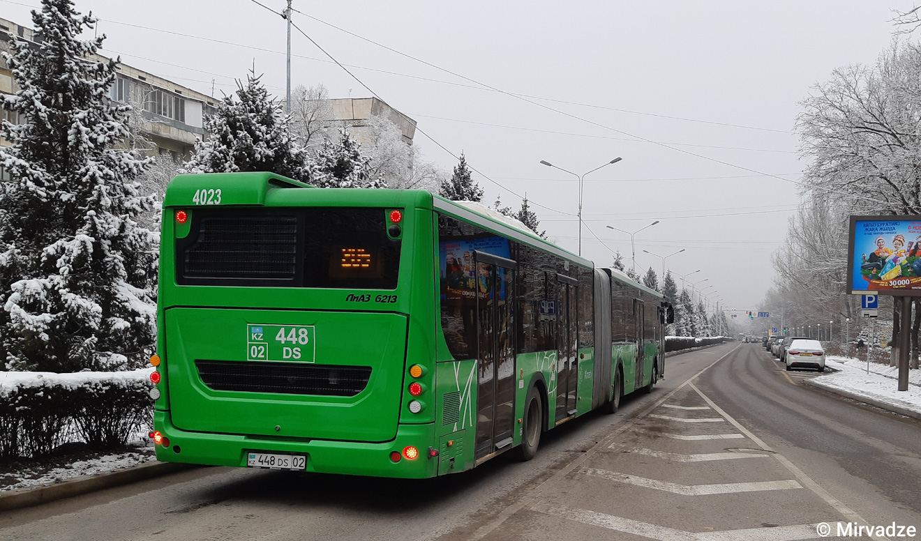 Almaty, LiAZ-6213.65 # 4023