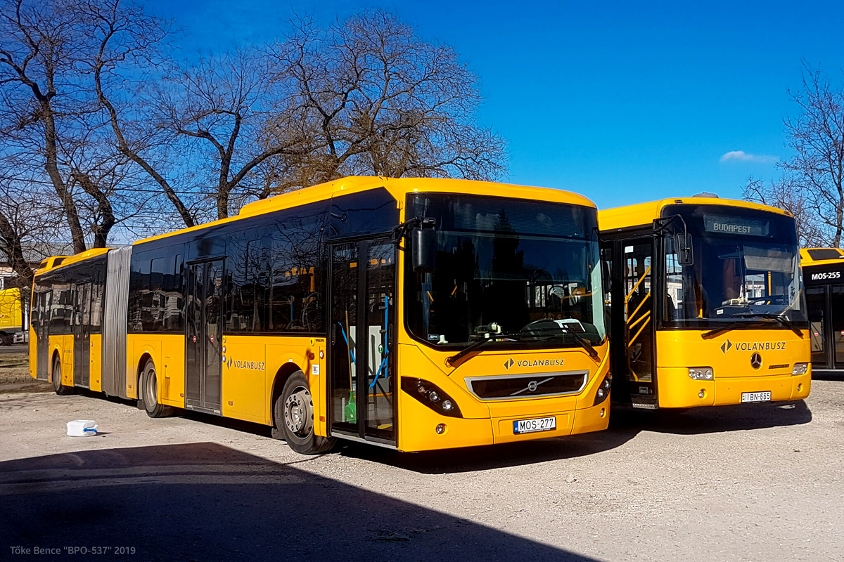 Ungarn, other, Mercedes-Benz O345 Conecto I G # IBN-665; Budapest, Volvo 7900A # MOS-277