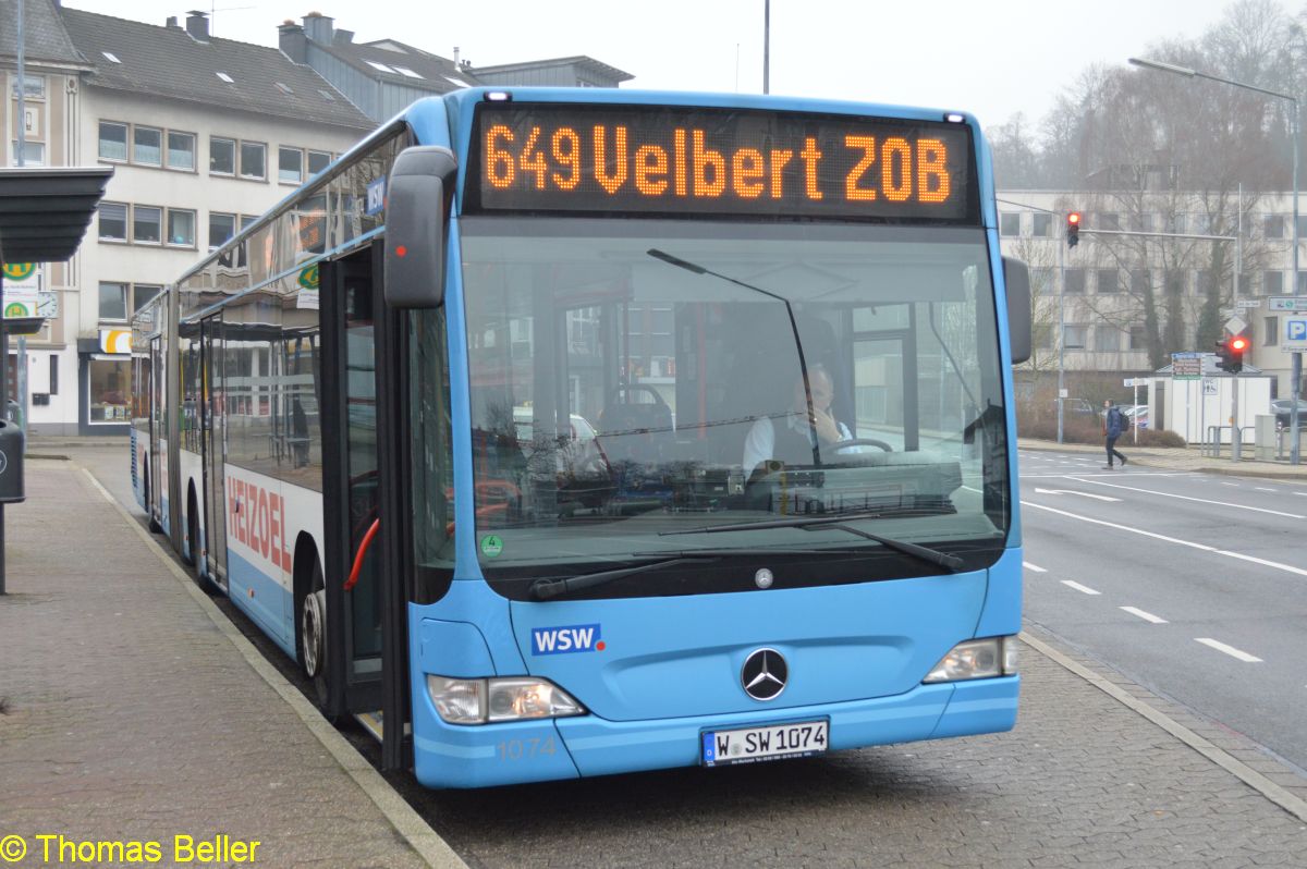 Wuppertal, Mercedes-Benz O530 Citaro Facelift G Nr. 1074
