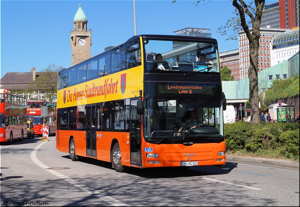 Hamburg, Burillo City-Cabrio Bus DD č. HH-HE 543