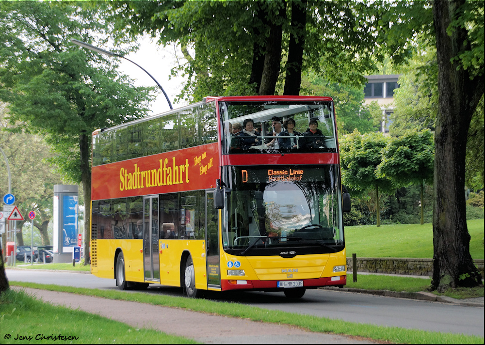 Hamburg, Burillo City-Cabrio Bus DD nr. HH-MM 2035