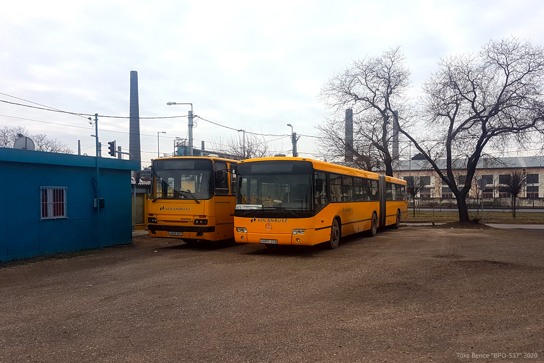 Ungern, other, Mercedes-Benz O345 Conecto I G # HPF-258; Budapest, Ikarus C80.30A # HHR-807