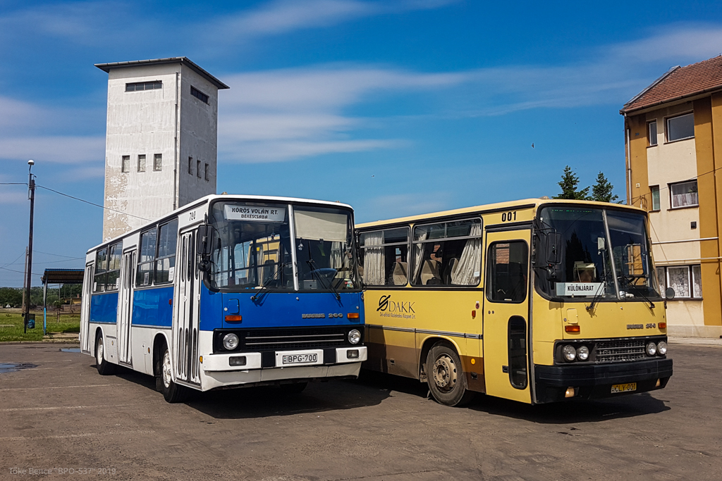 Ungarn, other, Ikarus 260.50 # BPG-700; Ungarn, other, Ikarus 256.21H # CLY-001