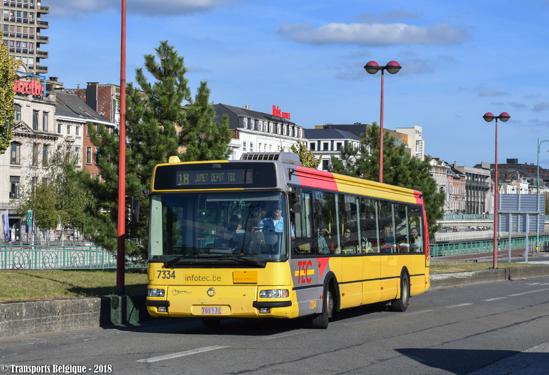 Charleroi, Irisbus Agora S No. 7334