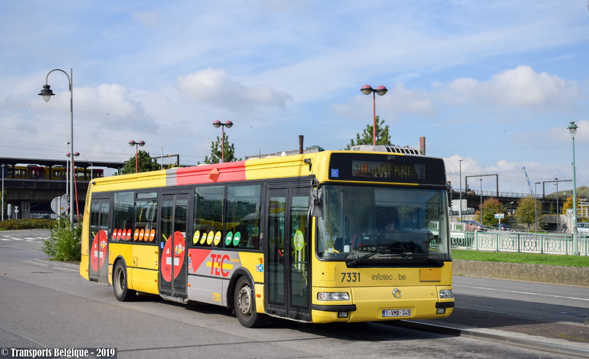 Charleroi, Irisbus Agora S # 7331