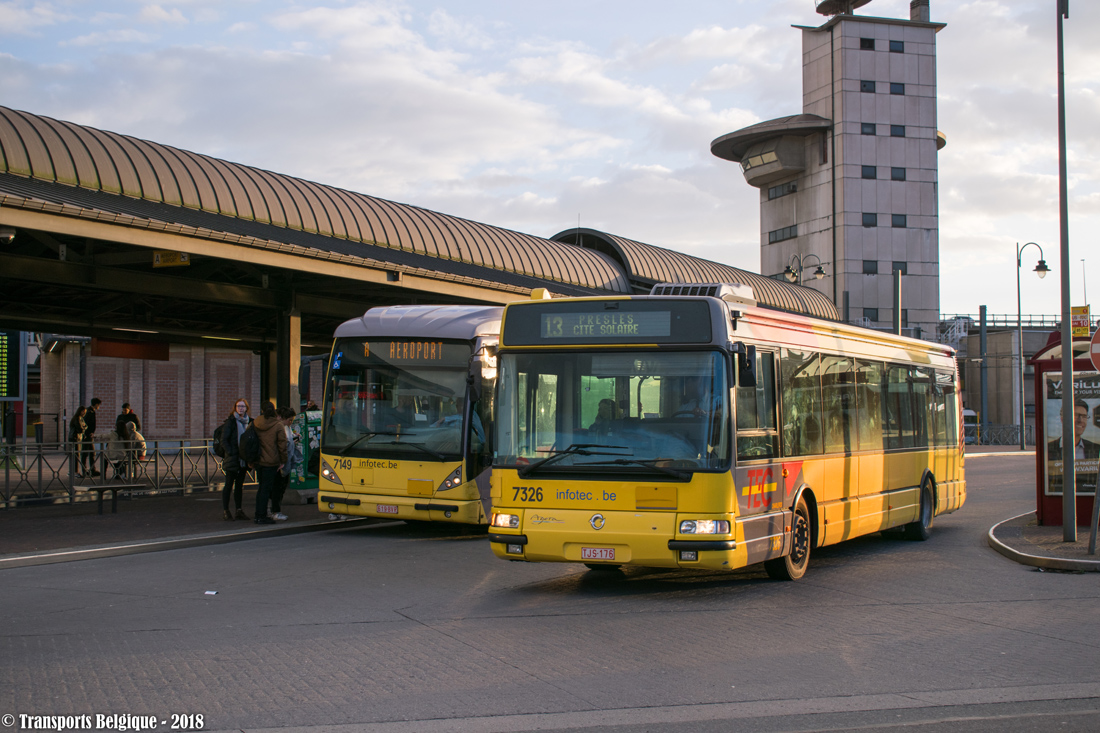 Charleroi, Irisbus Agora S № 7326