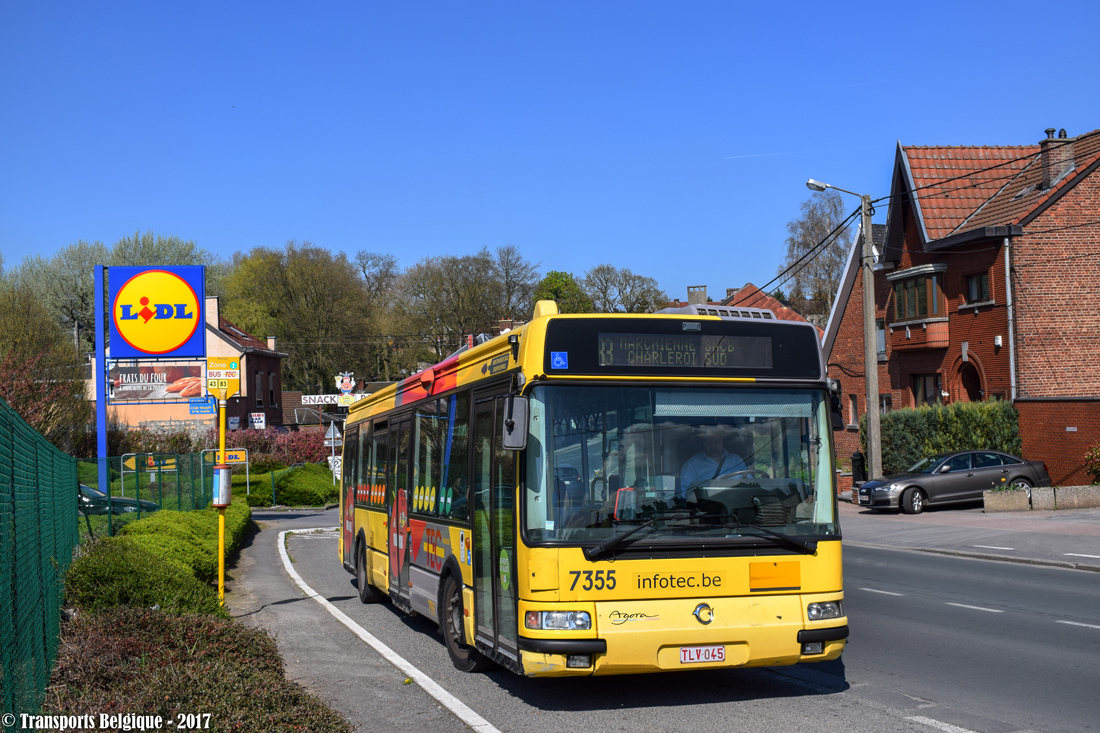 Charleroi, Irisbus Agora S № 7355