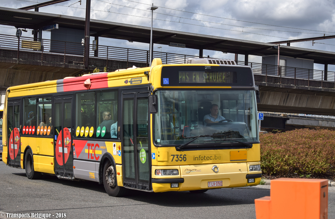 Charleroi, Irisbus Agora S № 7356