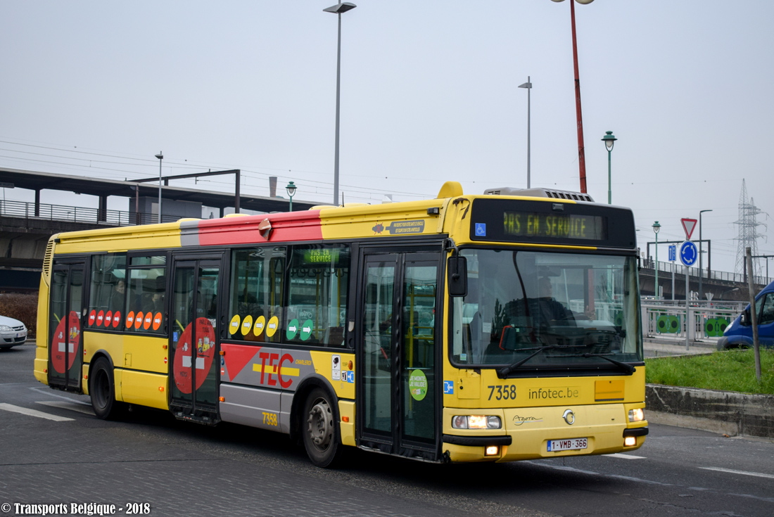 Charleroi, Irisbus Agora S # 7358