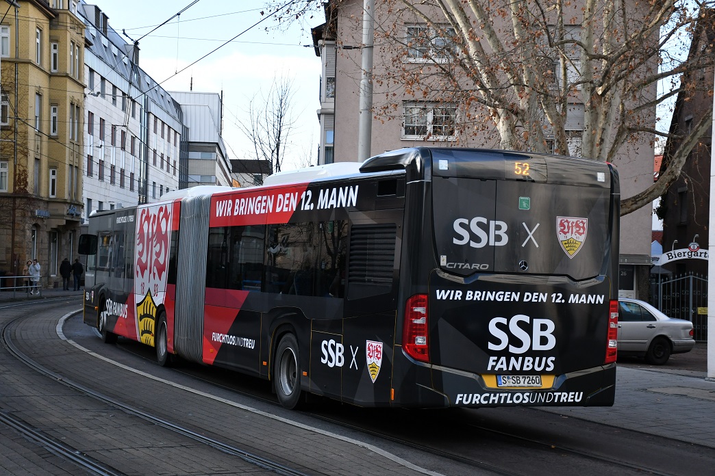 Stuttgart, Mercedes-Benz Citaro C2 G # 7260