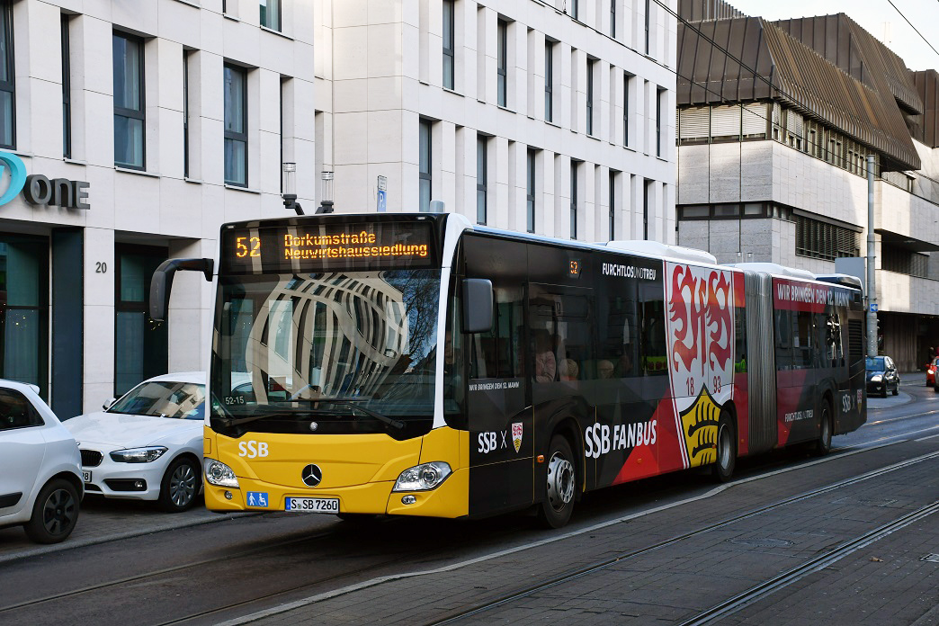 Stuttgart, Mercedes-Benz Citaro C2 G # 7260