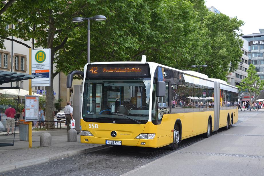 Stuttgart, Mercedes-Benz CapaCity GL č. 7707