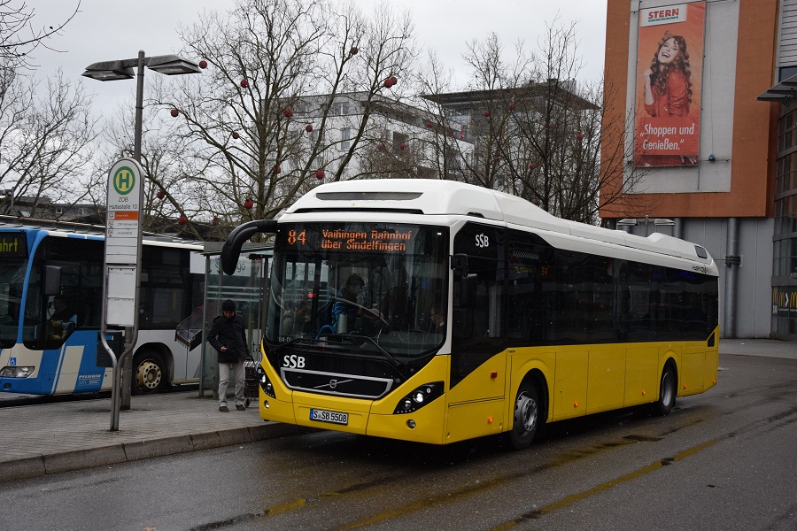 Stuttgart, Volvo 7900 Hybrid # 5508