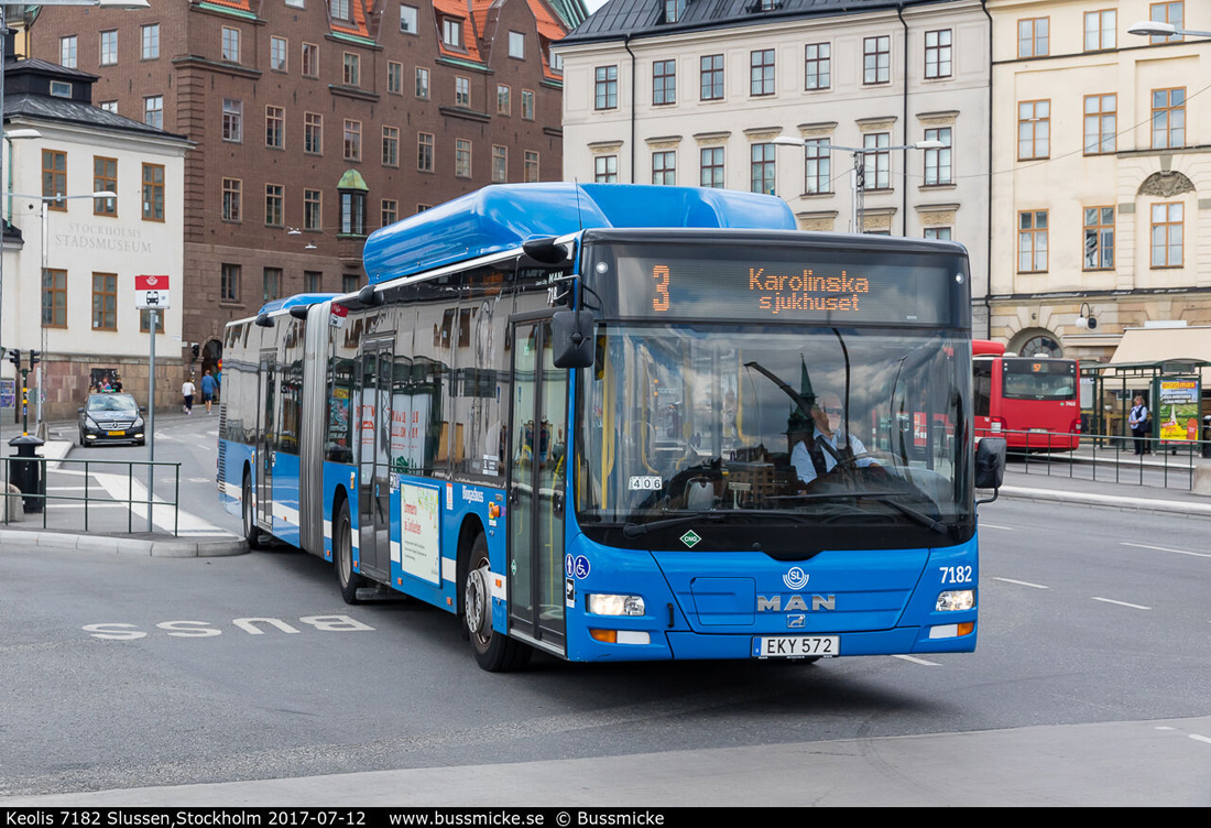 Stockholm, MAN A23 Lion's City G NG313 CNG # 7182