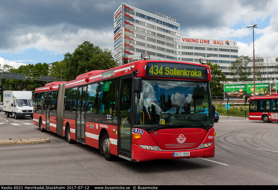 Стокгольм, Scania OmniLink CK310UA 6x2/2LB № 6021