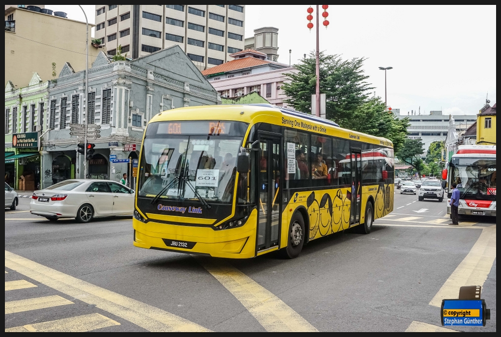Johor Bahru, SKSbus C6 # JRU 2132