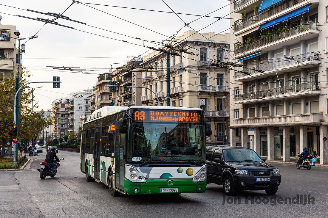 Афины, Irisbus Citelis 12M CNG № 9086
