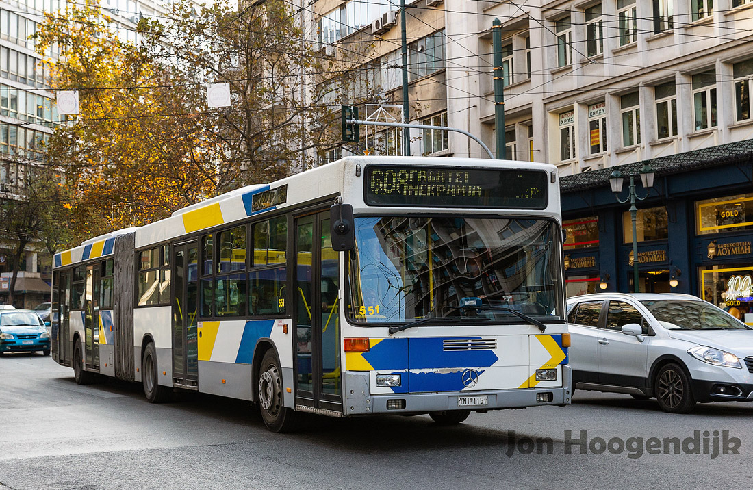 Athens, ELVO C97.405GN (Mercedes O405GN2) # 551